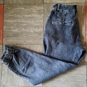 Madden Girl Black Jean Joggers - Size Small